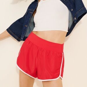 Dot and Lu Women's Red Athletic Shorts Size Small